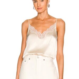 Ivory Silk & Lace Camisole